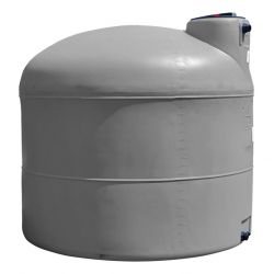 Cuve récupération eau de pluie 1500L - Réservoir aérien cylindrique Gris - Polyéthylène - ELBI PA