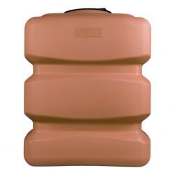 Cuve récupération eau de pluie 500L - Réservoir aérien compact Terracotta - Polyéthylène - ELBI CPN