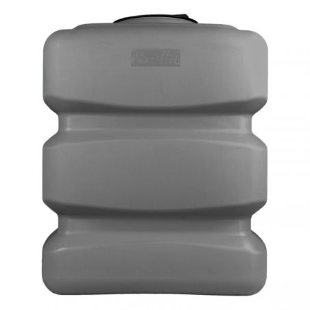 Cuve récupération eau de pluie 500L - Réservoir aérien compact Gris - Polyéthylène - ELBI CPN