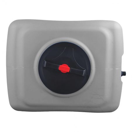 Cuve récupération eau de pluie 500L - Réservoir aérien compact Gris - Polyéthylène - ELBI CPN