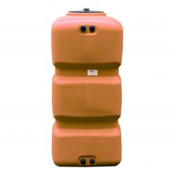 Cuve récupération eau de pluie 800L - Réservoir aérien compact Terracotta - Polyéthylène - ELBI CPN