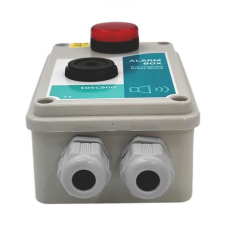 Boîtier alarme sonore 90dB + voyant mono 230V pour pompe et station de relevage