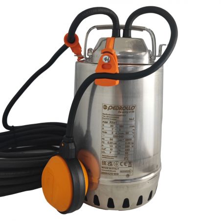 Pompe de relevage Pedrollo RXm1 0,25 kW jusqu'à 8,4 m3/h monophasé 220V