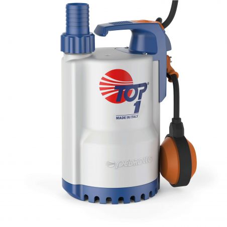 Pompe de relevage Pedrollo TOP1 0,25 kW jusqu'à 8,4 m3/h monophasé 220V