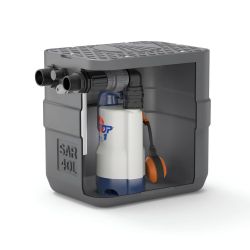 Station de relevage 40L Pedrollo SAR40TOP1 - Pompe a eau 0,25 kW jusqu'à 8,4 m3/h monophasé 220V
