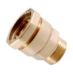 Raccord laiton PN16 à compression mâle 1"1/4 pour tuyau PEHD Ø40 mm