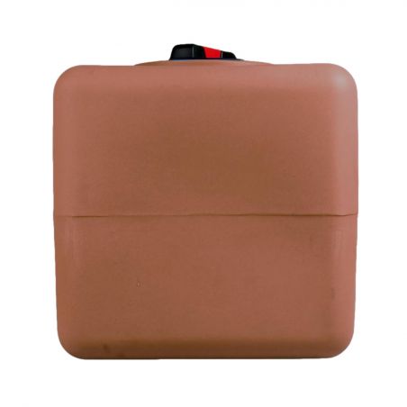 Cuve récupération eau de pluie 300L - Réservoir aérien cubique Terracotta - Polyéthylène - ELBI CB
