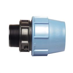 Raccord PE plastique mâle 40x1''