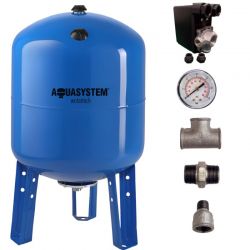 Kit réservoir vessie AQUASYSTEM vertical 500L - 1''1/4