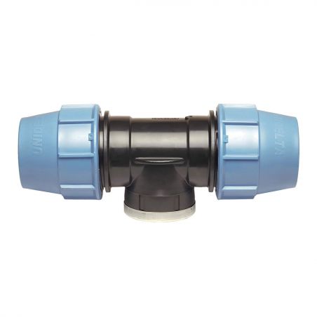 Té 90° femelle PE plastique Ø40×1''