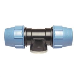 Té 90° femelle PE plastique Ø25×3/4''