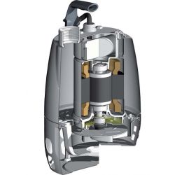 Pompe de relevage Calpeda GXV2510 0,45 kW tout inox à roue vortex jusqu'à 13,2 m3/h triphasé 380V