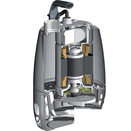 Pompe de relevage Calpeda GXV2510 0,45 kW tout inox à roue vortex jusqu'à 13,2 m3/h triphasé 380V