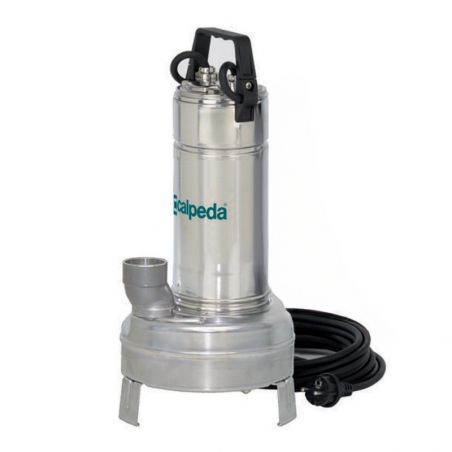 Pompe de relevage Calpeda GXV409 0,90 kW tout inox à roue vortex jusqu'à 21 m3/h triphasé 380V