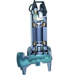 Pompe de relevage Calpeda GQR1014 0,75 kW sortie verticale jusqu'à 24 m3/h triphasé 380V