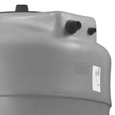 Cuve récupération eau de pluie 3000L - Réservoir aérien vertical Gris - Polyéthylène - ELBI CV