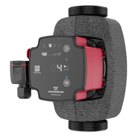 Circulateur chauffage Grundfos ALPHA2 GO 32-90 180 - connecté Bluetooth