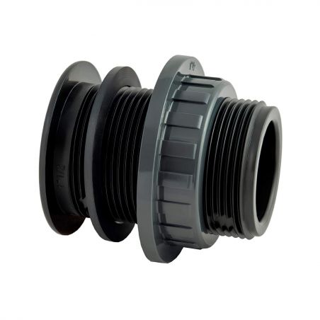 Passe paroi 1/2'' mâle - 10 bars