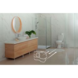 Grundfos Sololift2 WC-3 - Broyeur sanitaire silencieux