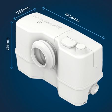 Grundfos Sololift2 WC-3 - Broyeur sanitaire silencieux