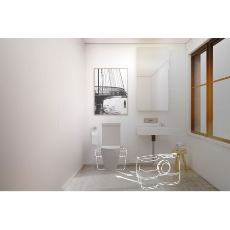 Grundfos Sololift2 WC-1 - Station de relevage pour eaux usées et WC