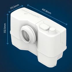 Grundfos Sololift2 WC-1 - Station de relevage pour eaux usées et WC