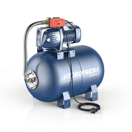 Surpresseur 20L Pedrollo HYDROFRESH FUTUR JETm 2CX-20 - Pompe a eau 0,75 kW centrifuge jusqu'à 7,2 m3/h monophasé 220V
