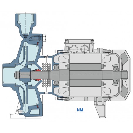 Pompe a eau Calpeda NMM1A 0,37 kW taraudée de 1 à 4,2 m3/h monophasé 220V
