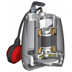Pompe de relevage Calpeda GXR 10 tout inox jusqu'à 13,2 m3/h monophasé 220V