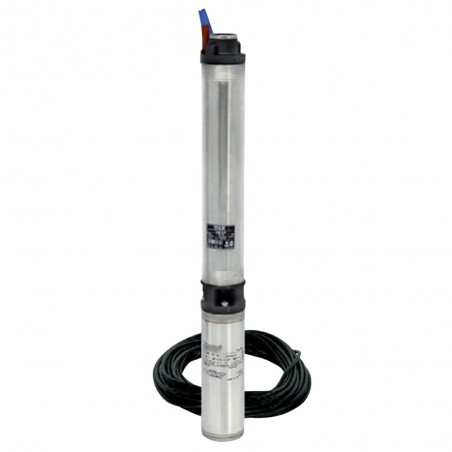 Kit pompe immergée 4" prête à la pose DAB KIT S4 4/7 T 0,55 kW pour forage jusqu'à 5,4 m3/h triphasé 380V