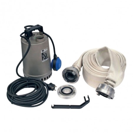 Kit de secours inondation eau claire DAB KITSECDRSTEEL25AUT 0,25 kW jusqu'à 7,2 m3/h monophasé 220V