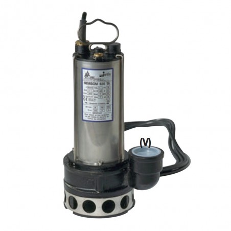 Pompe eau usée DAB SEMISOMV635MCD 1,1 kW sortie verticale de 6 à 30 m3/h monophasé 220V