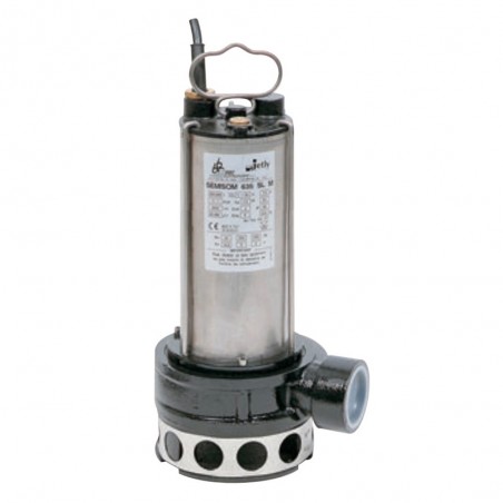 Pompe eau usée DAB SEMISOMH635T 1,1 kW sortie horizontale de 6 à 30 m3/h triphasé 380V