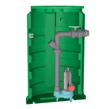 Station de relevage Calpeda CALIDOM900GQSM5013 1,10 kW eau chargée jusqu'à 36 m3/h monophasé 220V