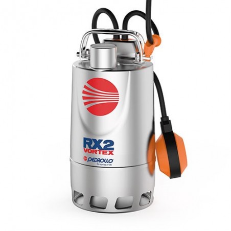 Pompe de relevage Pedrollo RX440Vortex 0,75 kW jusqu'à 16,8 m3/h triphasé 380V