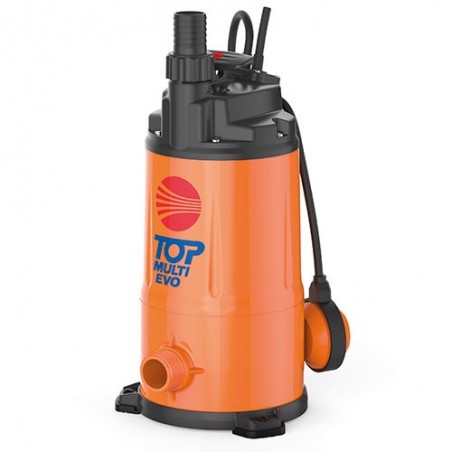 Pompe immergée Pedrollo TOPMULTIEVO2 0,55 kW jusqu'à 4,8 m3/h monophasé 220V