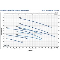 Pompe a eau Pedrollo CPM158 0,75 kW jusqu'à 4,8 m3/h monophasé 220V