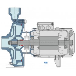 Pompe a eau Calpeda NM12A 4 kW taraudée de 6,6 à 16,8 m3/h triphasé 380V