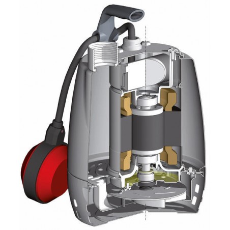Pompe de relevage Calpeda GXRM13GFA 0,45 kW tout inox jusqu'à 13,2 m3/h monophasé 220V
