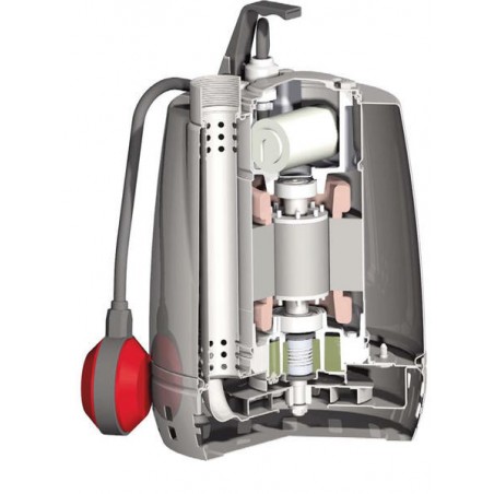 Pompe de relevage Calpeda GXRM1212GF 0,55 kW tout inox jusqu'à 21 m3/h monophasé 220V