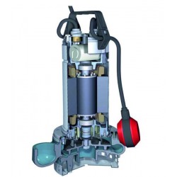Pompe de relevage Calpeda GQR1010CG 0,45 kW sortie verticale jusqu'à 18 m3/h triphasé 380V