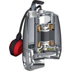 Pompe de relevage Calpeda GXVM258 0,37 kW tout inox à roue vortex jusqu'à 12 m3/h monophasé 220V
