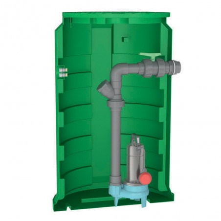 Station de relevage Calpeda CALIDOM1600GQSM5013 1,10 kW eau chargée jusqu'à 36 m3/h monophasé 220V