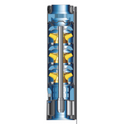Pompe immergée 4" KSB UPAm100157CC 2,2 kW jusqu'à 1,5 m3/h monophasé 220V