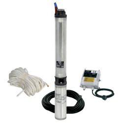 Pompe immergée 4" DAB DCS4B24M 1,1 kW pour forage jusqu'à 2,4 m3/h monophasé 220V
