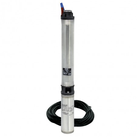 Kit pompe immergée 4" prête à la pose DAB KIT S4 2/14 T 0,75 kW pour forage jusqu'à 3 m3/h triphasé 380V