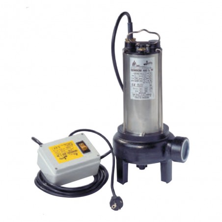 Pompe eau chargée DAB SEMISOM290MCD 0,55 kW de 1,8 à 12 m3/h monophasé 220V