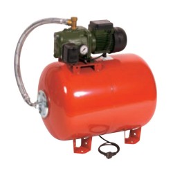 Surpresseur 100L DAB AQUAJETRED151100M - Réservoir horizontal à vessie avec pompe a eau 1,1 kW de 0,9 à 4,2 m3/h monophasé 220V